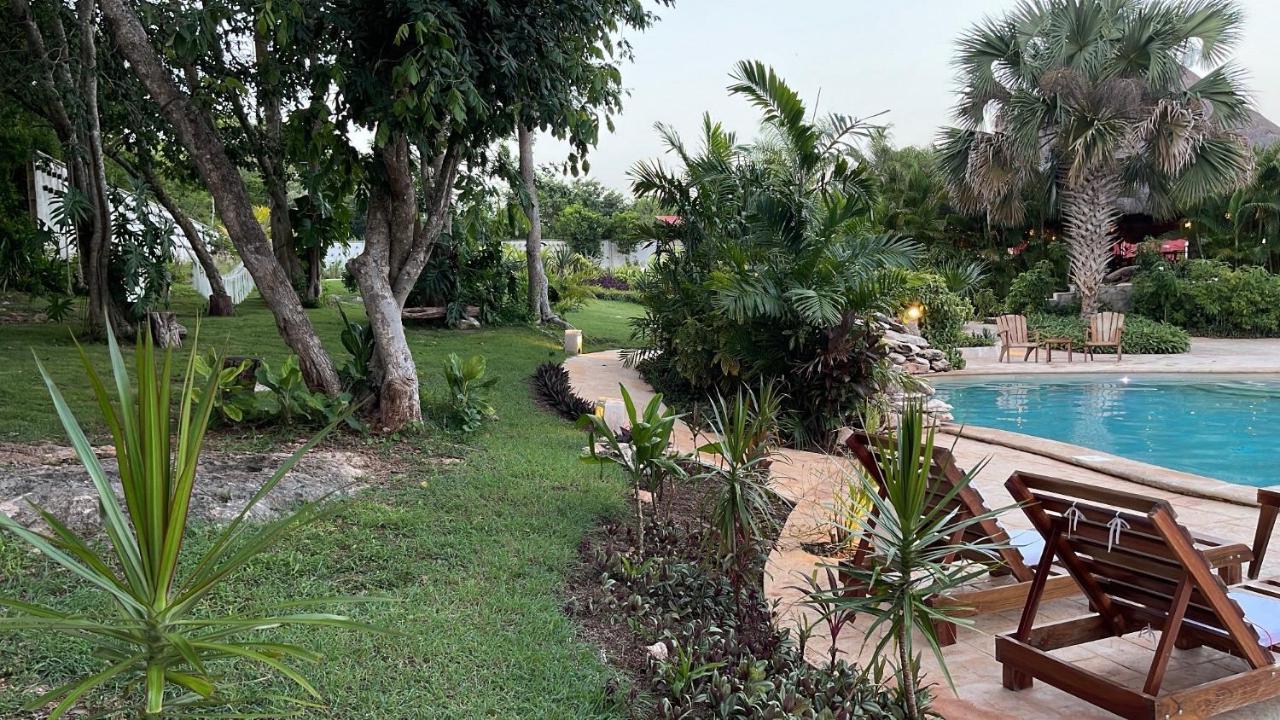 Hotel Hacienda María Elena Yucatán Ticul Exterior foto